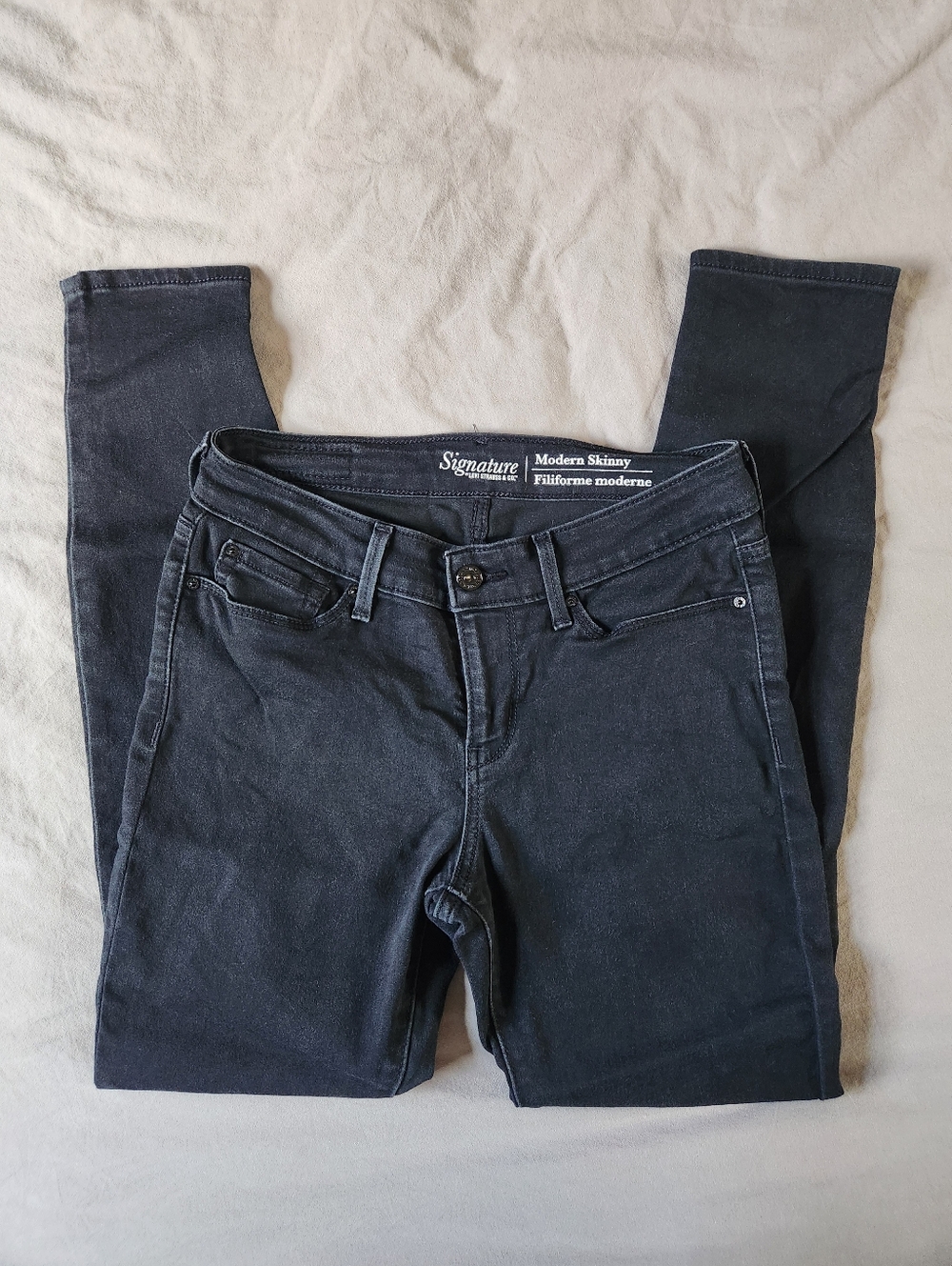 Levi Strauss Signature Women’s Modern Skinny Jeans - Size 6 - Picture 4 of 12